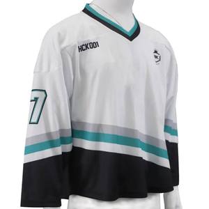 Maillots de hockey sur glace en polyester personnalisés OEM, sublimation numérique, broderie en twill, toutes tailles, Eoin Winston Sports Ews00015 - Product Image 1