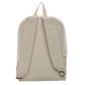 Minimalist <b>Canvas</b> <b>Backpack</b> 15 Inches Lightweight Soft Shell Rectangular Zipper Closure Daily Use Unisex - Product Image 2