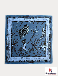 High Quality Premium Printed short <b>Scarf</b> Fabric White Label Service OEM ODM Textile Manufacturer Bali Custom Fabric Products Low - Product Image 5