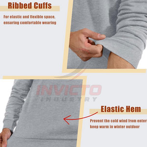 Sudadera de lana de diseño moderno, material de mezcla de algodón, tacto suave y duradero. - Product Image 4