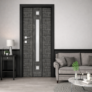 Puerta de Baño de PVC Resistente al Agua, al Fuego y a las Termitas para Interiores, Dormitorios, Cocinas y Hogares, Construcción de Alta Resistencia - Product Image 1