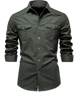 Camisas de Mezclilla para Hombre, 100% Algodón, Sólidas, Otoñales, Ecológicas, Casuales, para Uso Diario, Calidad Premium, Suministro de Fábrica al por Mayor - Product Image 5
