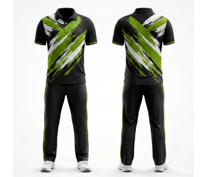 OEM Custom <b>Cricket</b> Uniform Sublimation Printing | Men Women Youth <b>Cricket</b> Wears Polo Shirt and Trouser <b>Full</b> Team Outfit - Product Image 1