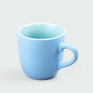 Blue Ocean Nordic Design Ceramic <b>Tea</b> <b>Cups</b> (Set of 2) 200ml Espresso & Cafe <b>Cups</b> with 100ml <b>Saucers</b> Classic & Chic PC Drinkware - Product Image 4