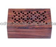 Cajas de madera talladas a mano de alta calidad, organizador de joyeros, Ideas de regalo de madera para almacenar monedas de joyería - Product Image 2