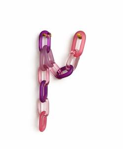 Arte de Pared Decorativo con Eslabones de Cadena de Resina, Adorno Contemporáneo para el Hogar, para Dormitorio, Pasillo, Oficina, Diseño de Interiores - Product Image 1