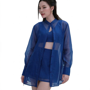 เสื้อผู้หญิงสไตล์เจ้าหญิงสุดเซ็กซี่ ระบายอากาศได้ดี เป็นมิตรกับสิ่งแวดล้อม คอตั้ง แขนกุด รุ่นใหม่ปี 2025 ใส่ได้ทุกฤดู ผลิตจากโพลีเอสเตอร์ สไตล์วินเทจ สีสันสดใส - Product Image 1