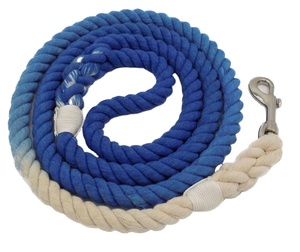 Correa de Cuerda para Perro Hecha a Mano, Moderna y Minimalista, de 1.5 m, de Algodón, para Pasear y Entrenar Perros, Correa Ombre - Product Image 1