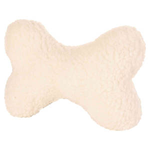 20 cm White Plush <b>Stuffed</b> Bone Pet Squeak <b>Toy</b> with Sound Interactive <b>Toy</b> for Pets - Product Image 1