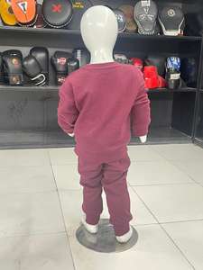 Conjuntos Deportivos Unisex de la Mejor Calidad para Niños, con Logotipo Personalizado, Corte Holgado Regular, Franja Blanca, Spandex, Poliéster, Traje Deportivo para Hombres, Mujeres y Niños - Product Image 2