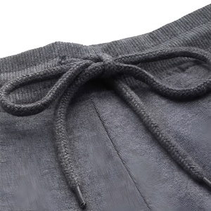 Pantalon Baggy Homme Personnalisé Streetwear Oversize Délavé à l'Acide Jambe Large Double Taille Superposée Joggers Vente en Gros - Product Image 4