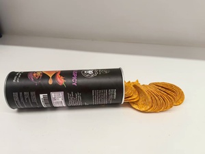 Latas de patatas fritas Halal OEM/ODM personalizadas de fábrica, 25g-160g, aperitivos exóticos, aperitivos de frutas y verduras, patatas fritas crujientes - Product Image 3