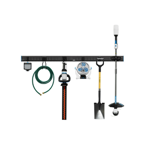 Crochets utilitaires pour outils, tuyaux, câbles, vélos, système de rangement mural de garage de qualité supérieure avec rail en acier robuste GAR002 - Product Image 1