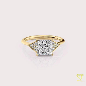Anillo de Compromiso de Moissanita de Suministro Directo de Fábrica, Colección de Joyería Nupcial Premium Disponible al Mejor Precio del Mercado - Product Image 3