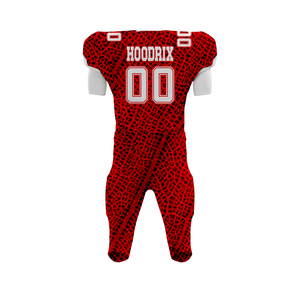 Conjunto de Uniforme de Fútbol Americano Personalizado, Jersey de Tela Twill Cosido y Pantalones con Protección Integrada, Sublimación Completa, Ropa para Equipo de Fútbol - Product Image 4