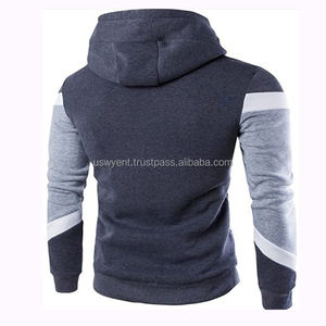 ชุดเซ็ตเสื้อฮู้ดดี้และกางเกงวอร์มผ้าเชนิลล์พิมพ์ลายสำหรับผู้ชาย USWY ผลิตจากผ้าฝ้าย/โพลีเอสเตอร์ 100% น้ำหนักเบา เหมาะสำหรับฤดูหนาว ออกกำลังกาย และเล่นกีฬา - Product Image 2