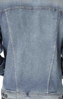 Veste en jean à col rabattu pour homme, Style Streetwear, décontracté, à la mode, avec fermeture éclair