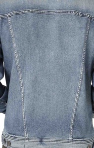 Veste en jean à col rabattu pour homme, Style Streetwear, décontracté, à la mode, avec fermeture éclair - Product Image 5