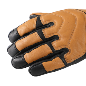 Guantes Cortos de Alta Calidad Unisex de Cuero Genuino, Guantes de Medio Dedo para Ciclismo y Motociclismo, Transpirables - Product Image 2