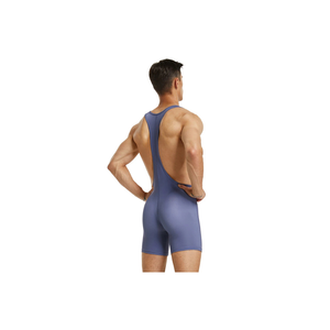 Men's Solid Color V-Neck Lightweight Gym Singlet Breathable 100% Polyester Tank Top Casual Fitness Wear - Product Image 6
