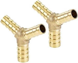 Raccord en T carré en laiton avec filetage NPT femelle 1,8 po pour plomberie et alimentation en eau - Product Image 2