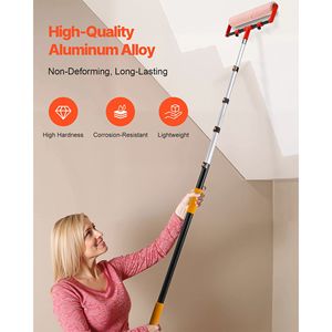 Asta Telescopica 4.66-19 FT in Lega di Alluminio Robusta, Strumento Multiuso per Pulizia con Sistema Flip-Lock - Product Image 3