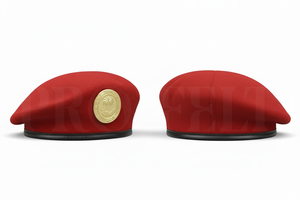 Boina de Lana Personalizada con Insignia Metálica OEM, Estilo Clásico de Uniforme, Gorra Plana para Hombre, Gorras con Visera Bordada con Logotipo Personalizado - Product Image 4