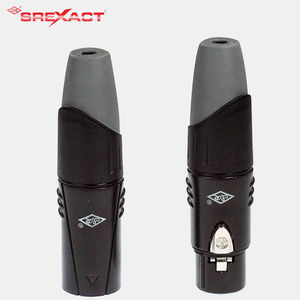 Conector de Audio XLR de 3 Pines SREXACT, Enchufe Macho, Contactos Chapados en Oro, Carcasa de Aleación de Zinc, Forma Redonda, para Aplicaciones de Audio y Video - Product Image 6