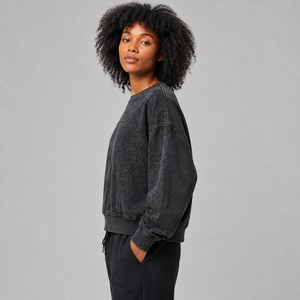 Sweat-shirts délavés pour femmes, best-sellers, nouvelle collection, vêtements de mode confortables pour femmes, OEM - Product Image 6