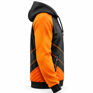 Vêtement à capuche imprimé tendance, tissu de qualité supérieure, merchandising personnalisé, fabrication de vêtements en gros, sweat à capuche par sublimation - Product Image 3