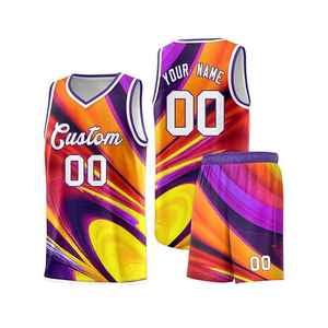 Camiseta Deportiva de Baloncesto para Hombre, 100% Poliéster, Talla Grande, Transpirable, con Bordado y Sublimación, Sin Mangas - Product Image 4