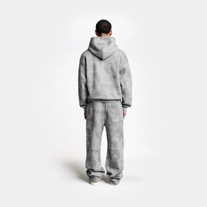 <b>Men</b> Plus Size Winter Pullover Sweatsuit Set with Hoodie <b>Jogger</b> Pants Casual 2 Piece Soft Fleece Athletic <b>Gym</b> Running - Product Image 2