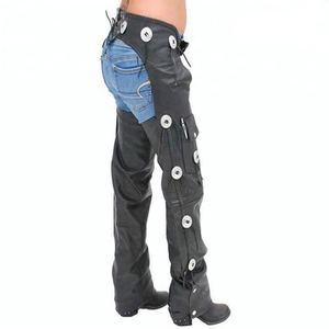 Best Quality Custom Horse <b>Riding</b> Cowhide Leather <b>Chaps</b> For Sale Reasonable Prices Leather <b>Chaps</b> In Solid Color - Product Image 3
