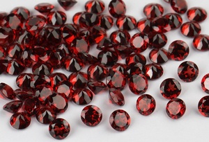 AAA Grade 2MM TO 4MM Brilliant <b>Cut</b> Round <b>Cut</b> Natural Red Garnet IGI Certified High Quality Fashion-Conscious Small Jewellery - Product Image 4