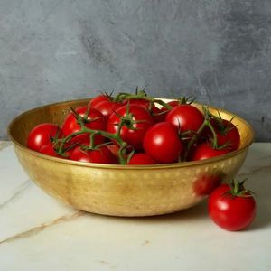 Bol central en cuivre de luxe fait main, corbeille à fruits décorative pour table à manger, comptoir de cuisine, maison, hôtel, restaurant, vente en gros - Product Image 6