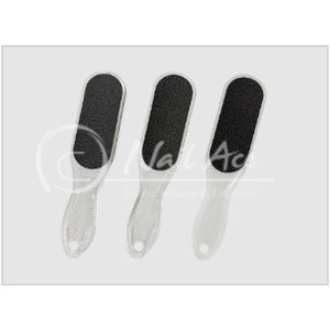 Lima de pedicura coreana para pies, grano 80/100, en blanco, con logotipo personalizado OEM para venta al por mayor en salones de belleza - Product Image 1