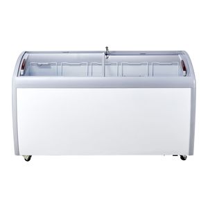 Congelatore orizzontale commerciale da 16,3 piedi cubi, vetrina espositiva per gelato, mobile con coperchio in vetro per gelato, per ristoranti, congelatore profondo - Product Image 1