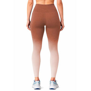 Leggings de yoga pour femmes enceintes, taille haute, effet ventre plat, extensibles, respirants, sans coutures - Product Image 3