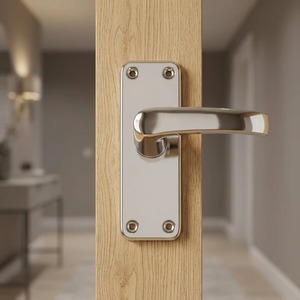 Poignée de porte en aluminium de designer très demandée, avec plaque de montage sur le loquet, pour usage professionnel et domestique, fabriquée en Inde - Product Image 5