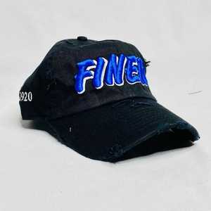 Zeta Phi Beta Finer <b>Black</b> Distressed Hat Blue Embroidered Sorority <b>Baseball</b> <b>Cap</b> Adjustable Strap Casual Stylish Women <b>Cap</b> - Product Image 2