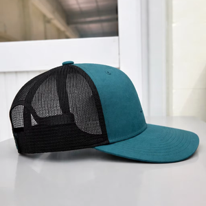 Unisex Casual Trucker Hats Custom Woven <b>Patch</b> Trucker Caps Fashionable Plain Mesh <b>Back</b> Plastic Closure Outdoor Directly Vietnam - Product Image 3