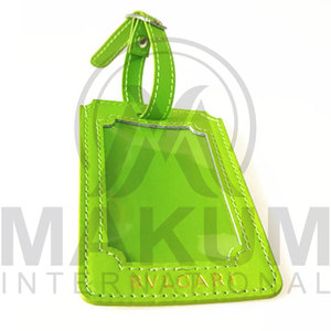 Etiquetas de equipaje MAKUM INTERNATIONAL de cuero puro con logo personalizado y color personalizado - Product Image 5