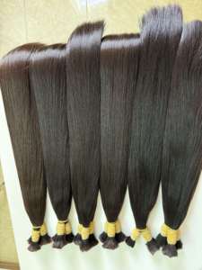 ผมแท้จากเวียดนามเรียงตามหนังผมคนผมเงางามเป็นจำนวนมาก - Product Image 3