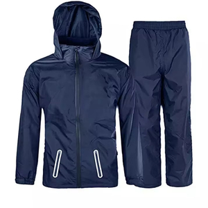 Ensemble de vêtements de pluie imperméables de qualité supérieure avec capuche, légers, pour la protection en extérieur, fourniture OEM - Product Image 1