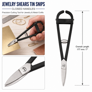 Tijeras para Joyería, Cortadoras de Metal con Mangos Cerrados, Herramienta de Corte de Precisión ZetomedPro - Product Image 5