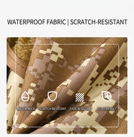 Sac à dos tactique Molle Oxford souple avec courbe physiologique dorsale, sac d'hydratation étanche 20-35L pour sports de plein air