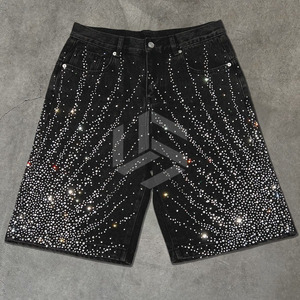 Hot Sale New Arrival Acid Wash <b>Denim</b> Shorts For Men Unique Style Breathable Acid Wash Shorts In Best <b>Material</b> - Product Image 3