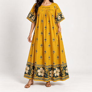 Vestidos Mumu Fluidos para Mujer, Vestido Mumu Polinesio de Alta Calidad, Personalizable, Transpirable y Ecológico - Product Image 3