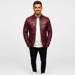 Custom Embroidery Logo <b>Men</b> Fashion Leather Jacket Waterproof And Winter Windbreaker jacket for <b>men</b> - Product Image 1