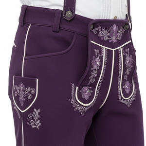 Tenue traditionnelle bavaroise pour homme – Ensemble authentique de vêtements allemands pour l'Oktoberfest avec short en cuir de qualité supérieure - Product Image 5